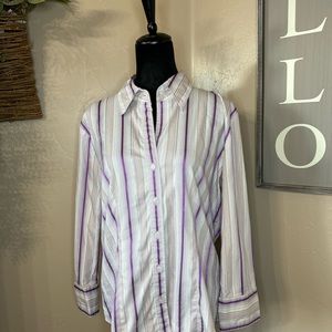 XL New York & company button down shirt